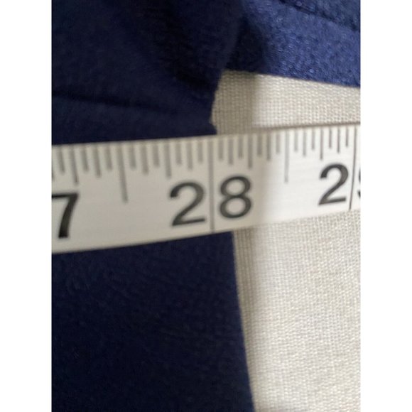 Bob Mackie Women’s Cardigan And Tank Set Navy Blue Zebra 2-piece Artsy Size Xl - Picture 9 of 15